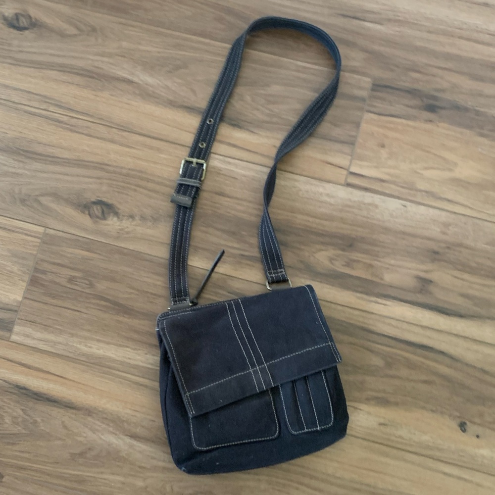 Fossil Black Crossbody Bag Canvas